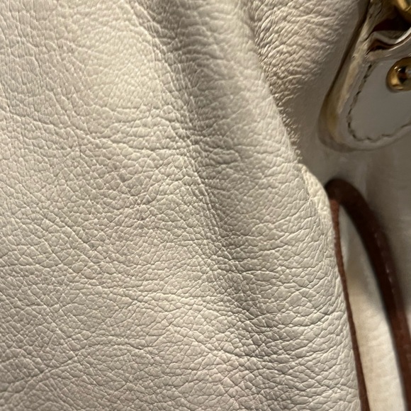 Marc Jacobs Cream Leather Handbag AS IS - Picture 10 of 14